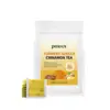 Pmoox Chá de Cúrcuma e Gengibre Mistura Picante Cuidado Caloroso Reposição Suave Bebida Diária Preparo Conveniente