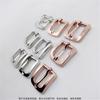 Hebilla de Pasador de Oro Rosa de Diámetro Interior 15 mm, Popular Hebilla de Zapato de Aleación Fundida a Presión de Alta Calidad, Accesorios de Zapato Personalizados del Fabricante de Shishi