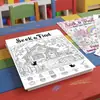 Compra directa transfronteriza de 10 hojas/paquete de pósters para colorear con temas de exploración de escenas infantiles para educación infantil temprana y desarrollo intelectual