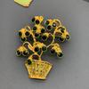 Qingdao joias retro nicho brincos brincos colar pulseira broche conjunto alto senso outono e inverno atacado senhoras