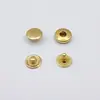 Broche de Presión Mini de Cobre Puro de 8 mm para Ropa Infantil, Tamaño Pequeño, Botón de Liberación Rápida para Carteras y Bolsos, Superficie Brillante Color Dorado Claro 688, Hebilla Oculta para Ropa de Mascotas