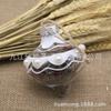 Nueva bola decorativa transparente de PET de 8 cm con forma de cebolla, colgante para árbol de Navidad, accesorios DIY para fiesta