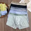 Roupa Íntima Masculina Novo Estilo Nylon Seda de Gelo Verão Sem Costura Confortável Boxer de Cintura Média Preço Especial Fornecimento Atacado