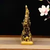 Enfeites de Dragão e Fênix de Latão, Decoração de Casa com Dragão e Fênix de Cobre, Decoração de Quarto de Casamento, Decoração de Celebração de Casamento, Peça de Exibição de Presente Artesanal