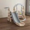 Juego de Columpios y Tobogán Infantil al por Mayor para Uso en Casa, Piscina de Bolas Oceánica para Interiores, Canasta de Baloncesto para Bebé, Porterías de Fútbol Juguetes