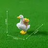Paisaje de jardín en miniatura, escena creativa de riego y labranza, figura de pato, decoración de jardinería, accesorios decorativos DIY, adornos pequeños
