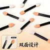 Bastão de Sombra para Olhos de Fabricante Dupla Face Pincel de Esponja de Algodão de Látex 6,5 cm Ferramentas de Maquiagem 50 Peças em um Saco Pincel de Mistura para Nail Art