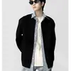 Chaqueta Casual Versátil de Otoño para Pareja Cuello Camisa Falso Dos Piezas Cárdigan Sudadera Top Nuevo de Otoño para Jóvenes Hombres