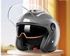 Capacete de carro elétrico de inverno com certificação 3C de novo padrão nacional Classe A, capacete de segurança universal quente para motocicleta, lente dupla personalizável
