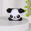 Enfeites de Carro de Panda Vermelho Travesso Artesanato em Resina Panda Fofo de Desenho Animado Caixa Surpresa Presentes Feitos à Mão Atacado para Carros