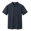 Nueva camisa polo antibacterial de 40 hilos, 220 gramos, Sorona 7A para hombre, ropa de trabajo de alta gama con bordado de logotipo personalizado