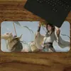 Alfombrilla de Ratón Extra Grande, Alfombrilla Lavable y Resistente a Manchas para Teclado de Computadora, Oficina de Dormitorio General Animación Niños y Niñas Alfombrilla de Escritorio E-Sports