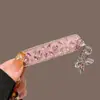 Grampo de Cabelo com Borboleta de Strass e Franja de Alta Resistência, Presilha Rosa, Acessório de Cabelo com Presilha de Encaixe Vintage, Novo Ornamento de Cabelo Estilo Chinês Mongol