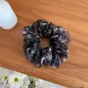 Estilo Coreano Doce Suave Malha Bolha Floral Prendedor de Cabelo Anel de Intestino Grosso Super Fada Coque Prendedor de Cabelo Acessórios de Cabelo Fofos