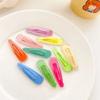 Bonito Transparente Candy Color BB Clip Coreano Simples All-match Clipe de Franja Clipe de Cabelo das Meninas Clipe Lateral Clipe de Acessórios de Cabelo Japonês e Coreano
