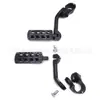 Reposapiés Modificados para Motocicleta, Estriberas con Barra Protectora, Adecuados para Reposapiés Delanteros y Traseros Plegables Fijos de 1.25"/32mm