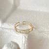 Anillo de Mariposa de Perla Super Hada Lujo Ligero para Mujer Moda ins Diseño Elegante Sentido de la Personalidad Versátil Índice Índice Tendencia