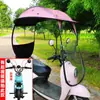 Toldo para Vehículo Eléctrico, Toldo Nuevo para Bicicleta, Parabrisas para Coche de Batería de Motocicleta, Paraguas para Coche con Protección Solar y contra la Lluvia