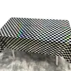 Toalha de mesa xadrez de laser da Amazon tema xadrez festa decoração de mesa à prova de óleo pode ser usada como fundo
