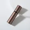 En Stock Botella Pulverizadora Interior de Vidrio de Cabeza Plana de 10 ml con Carcasa de Aluminio Anodizado, Botella Recargable para Perfume Cosmético, Botella de Perfume Vacía