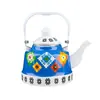 Olla de Esmalte Puede Usarse Directamente al Fuego Esmalte 2.5L Olla de Esmalte Cafetera de Porcelana Esmaltada Tetera Cocina de Inducción Olla de Esmalte Rusa