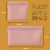 Bolsa de Almacenamiento Auto-Cerrable con Banda Elástica de PU para Cables de Datos y Auriculares, Mini Bolsa Portátil tipo Labial, Billetera