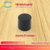 Equipamento de ginástica de 32 mm proteção de tubo de aço capa de pé antiderrapante revestimento de plástico preto redondo tubo redondo revestimento de plástico PVC