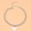 Pulseira de Urso Geométrico Fofo Estilo Hip-Hop Ins Coreano Frio Cool Doce Feminino Elegante Moda Tendência