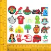 Pingentes de Sapato de Tamanco Marroquino Novos Transfronteiriços, Acessórios Personalizados para Sapato de Jardim de Borracha Macia Destacáveis DIY