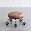 Silla de limpieza de pisos con ruedas para el hogar, taburete giratorio para trabajo de belleza, taburete bajo, taburete giratorio para manicura y pedicura, taburete redondo para ayudar a los niños pequeños, fábrica