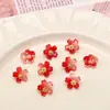 Colgante de Flor de Cerezo con Gradiente de Colores 1 Pieza Pulsera de Cuentas Hecha a Mano DIY Accesorios Decorativos Estilo Antiguo Materiales Venta al por Mayor