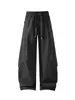 Pantalones Cargo de Pierna Ancha Amplios, Plisados, Lavados, Pierna Curva, para Hombre, Marca de Moda High Street Americana, Retro Otoño Invierno, de Pierna Ancha, Largo hasta el Suelo