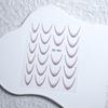 Cross-border Hot French Thin Tough Stickers Waterproof Solid Color Nail Art Stickers Gradient French DIY Matching Nail Art Stickers