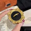 Artesanía Cepillada Italiana, Diseño de Nicho, Anillo de Cola Forjado Vintage, Incrustación de Perla de Oliva y Diamante, Anillo Retro, Lujo Ligero de Alta Gama