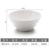Tazón de melamina palillos tazón caótico para fideos de arroz tazón comercial de plástico porcelana para fideos tazón para avena de desayuno tazón para sopa tazón engrosado
