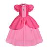 24 Novo Mario Bridget Princesa Cos Princesa Vestido Filme cosplay Jogar Vestido Meninas Halloween