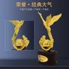 Artesanato em Metal de Liga Província de Hubei Troféu de Engenharia Civil Copo Grou Amarelo Copo Chutian Indústria de Decoração Fabricação de Troféus
