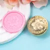 Etiqueta com Selo de Cera com Logotipo Personalizado, Adesivo para Selar Convite de Casamento, Adesivo de Etiqueta com Selo de Cera, Carimbo de Selo de Cera
