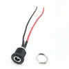 Enchufe de alimentación DC DC vertical de alta corriente DC022D 5A Cobre \Base hembra DC 5521 5525 con tornillo