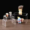 Suporte de Exibição Acrílico em Forma de U Suporte de Mesa Transparente para Figura Caixa Surpresa Bolsa Rack de Armazenamento de Amostras
