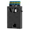 Cartera para Hombre Multifuncional de Gran Capacidad Anti-Robo RFID Transfronteriza Ultradelgada con Portatarjetas Magnético de Expulsión Lateral y Tapa abatible