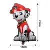 Nuevo Animal de Dibujos Animados Cachorro Patrulla Canina Maomao Diario Ryder Globo de Película de Aluminio Juguete para Niños Decoración de Fiesta