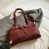 Bolso Tote Retro de Ante de Alta Gama para Mujer 2025 Otoño e Invierno Nuevo Elegante Bolso de Hombro Bolso de Mano de Gran Capacidad