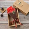 5 Cajas de Regalo de Flores de Jabón Regalo de Cumpleaños Rosa Simulación Ramo Inmortal Regalo del Día de la Madre Outlet de Fábrica