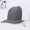 Gorra de malla microplegada Richardson 112 gorra de conductor de camión personalizada protección solar exterior visera sombrero de béisbol de bloque de color transfronterizo