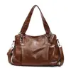 Bolsas Femininas Transfronteiriças, Novas Bolsas de Trabalho e para o Dia a Dia de Grande Capacidade, Novas Bolsas Tote de Ombro Estilo Retrô, Bolsas Transversais Versáteis