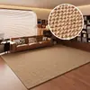 Alfombra Imitación Sisal para Sala de Estar, Alfombra de Madera Natural para Dormitorio, Tatami Fácil de Cuidar, Felpudo de Color Sólido para Entrada