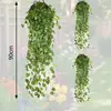 Folhas de Rattan Artificiais, Folhas de Planta Verde Artificiais, Folhas de Jiboia, Folhas de Uva, Decorações de Plantas Verdes Artificiais em Vasos, Folhas Artificiais