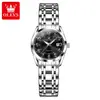 Fabricante de Relojes Marca Oris Dropshipping Transfronterizo Popular Digital Correa de Acero Calendario Reloj para Mujer Reloj para Mujer