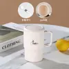 Acero Inoxidable 304 Simple Taza de Coche Gran Capacidad Taza de Café Portátil Taza con Separador de Té Taza de Oficina